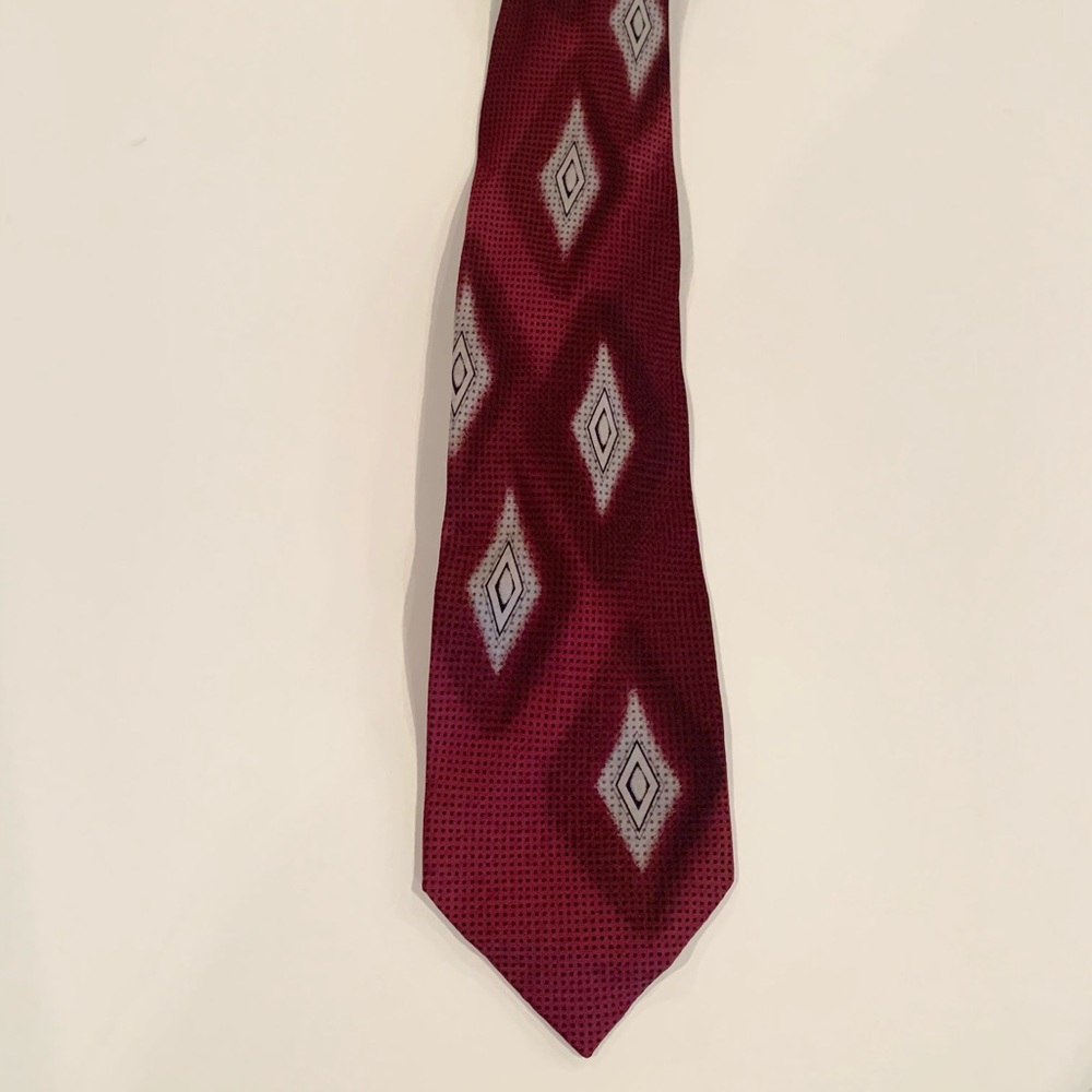 Enrico Capucci | Vintage Tie | 100% Silk | Red Tie